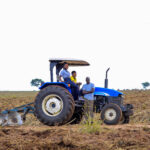 tractor demonstrating farming